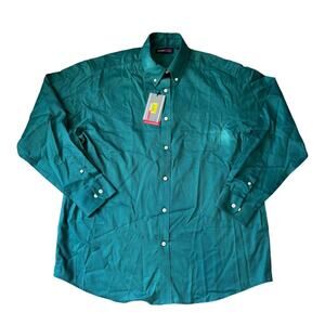 NWT! TRAVEL SMART Button down, Size Large